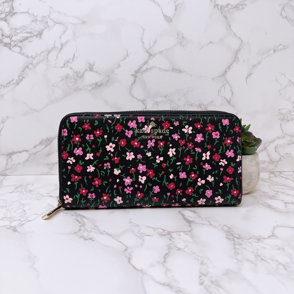 Kate Spade Schuyler Splendid Ditsy Large Continental Wallet